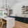 kitchen with island and hardwood floors